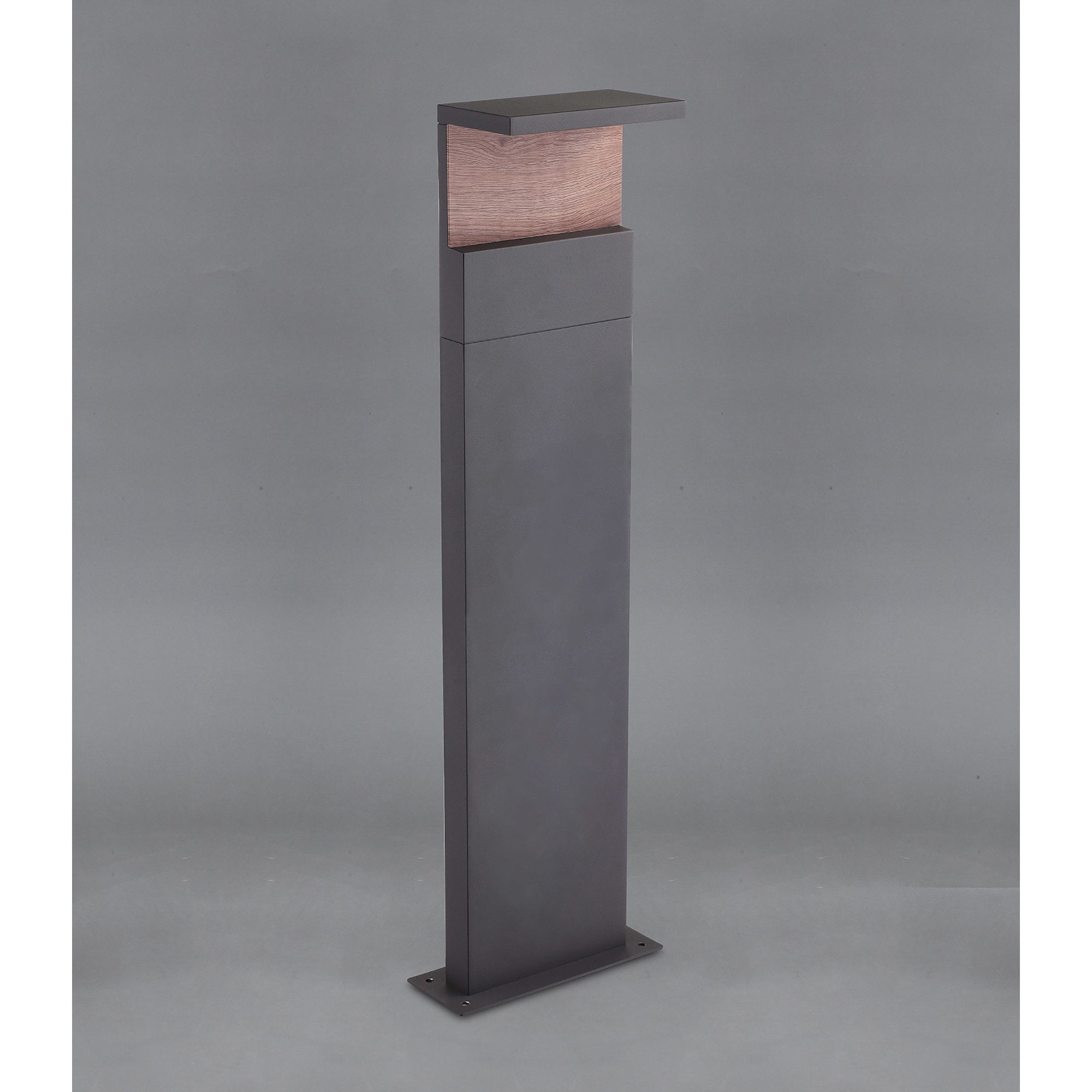 M6773 Ruka Outdoor Floor Lamp Large 13W LED Anthracite/Walnut