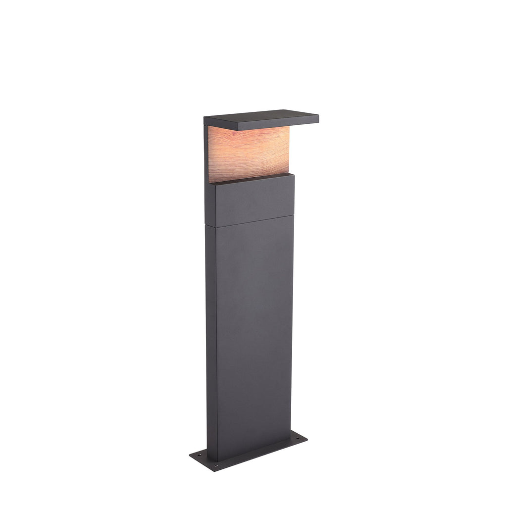 M6772 Ruka Outdoor Floor Lamp Medium 13W LED Anthracite/Walnut