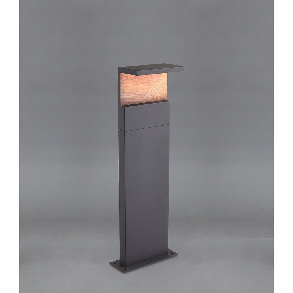 M6772 Ruka Outdoor Floor Lamp Medium 13W LED Anthracite/Walnut