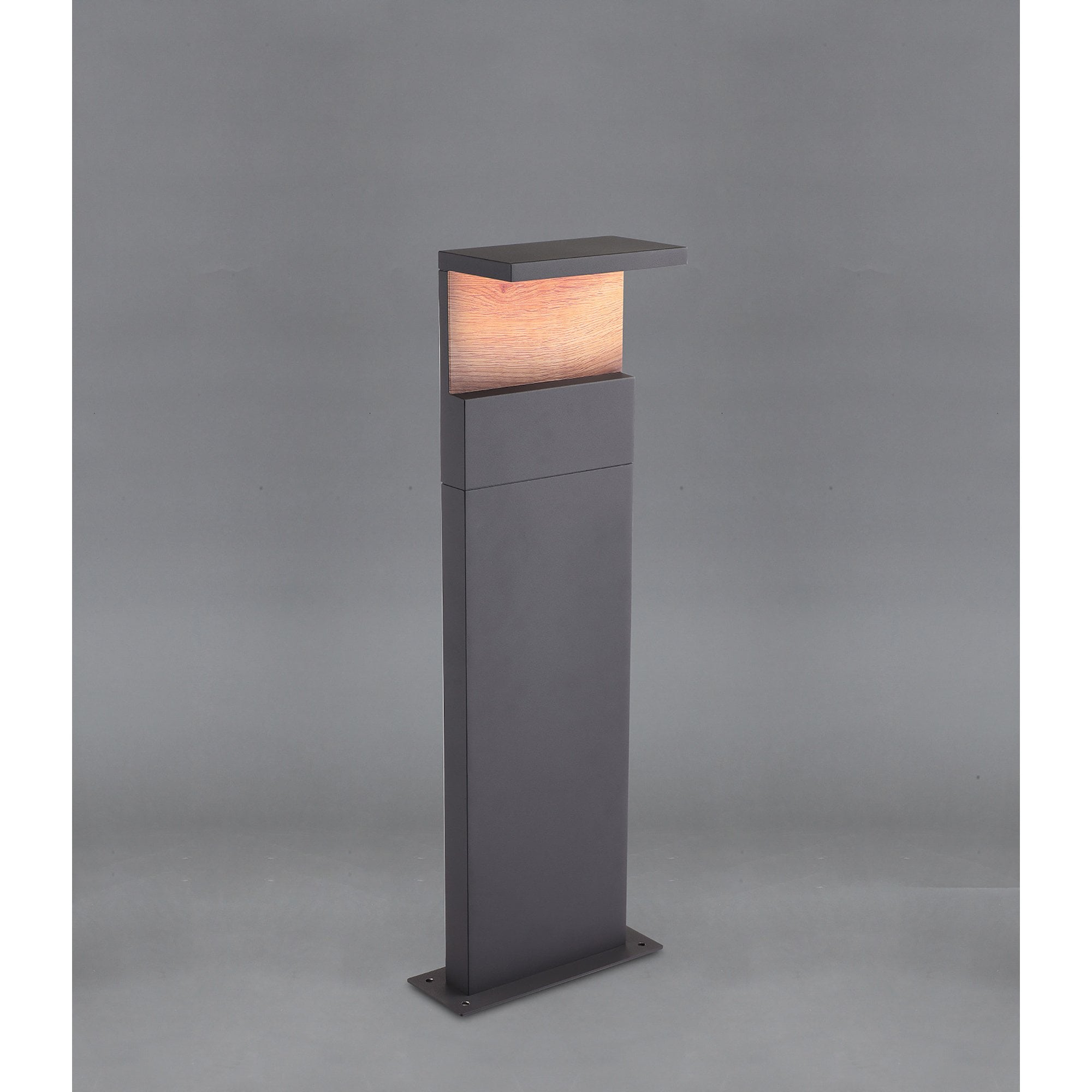 M6772 Ruka Outdoor Floor Lamp Medium 13W LED Anthracite/Walnut