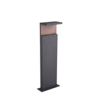 M6772 Ruka Outdoor Floor Lamp Medium 13W LED Anthracite/Walnut