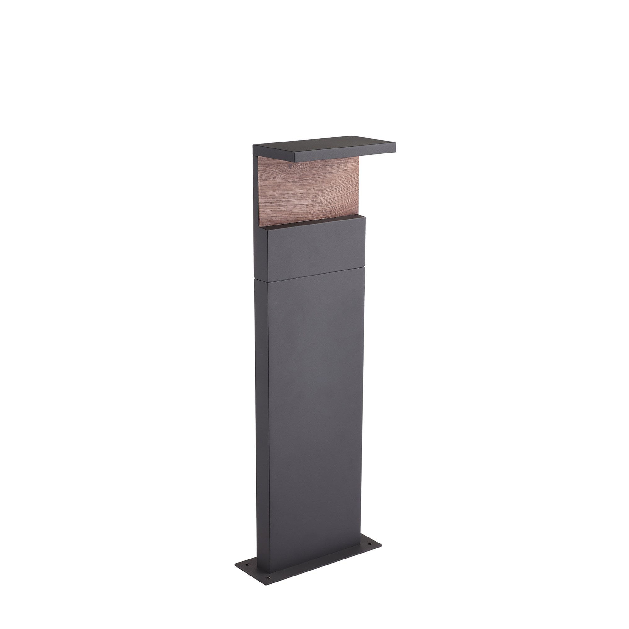 M6772 Ruka Outdoor Floor Lamp Medium 13W LED Anthracite/Walnut