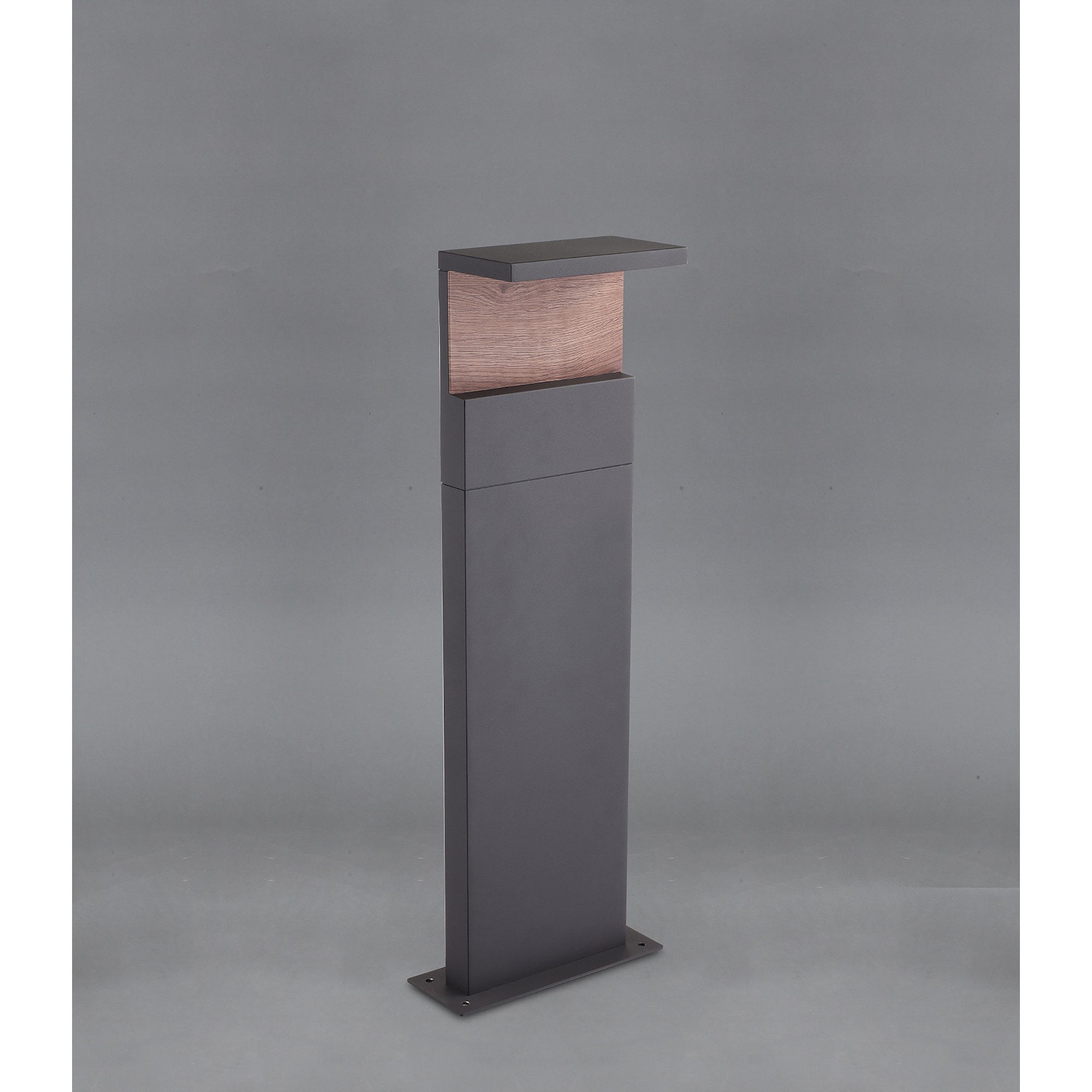 M6772 Ruka Outdoor Floor Lamp Medium 13W LED Anthracite/Walnut