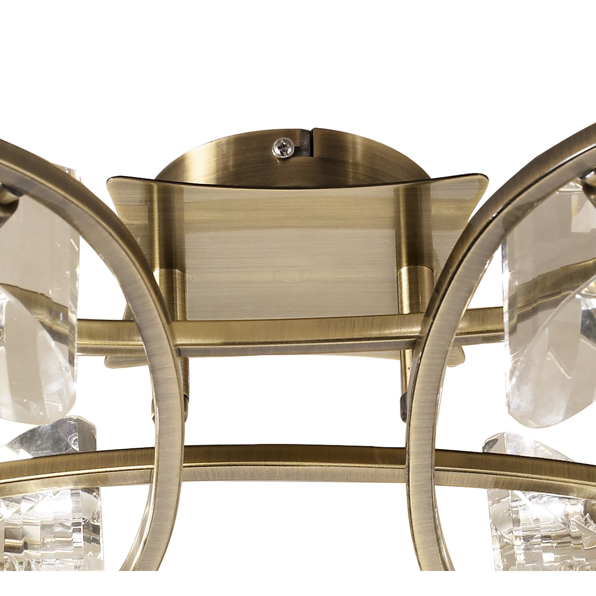 M0883AB Kromo Ceiling 4 Light G9 Antique Brass