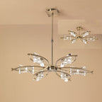 M0884AB Kromo Telescopic Convertible To Semi Flush 6 Light G9 Antique Brass