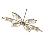 M0884AB Kromo Telescopic Convertible To Semi Flush 6 Light G9 Antique Brass