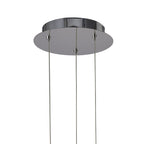 M3971 Knot Pendant 36W LED Gloss Black/White Acrylic/Polished Chrome