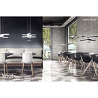 M4988 Knot Wall Lamp 12W LED Silver/Frosted Acrylic/Polished Chrome