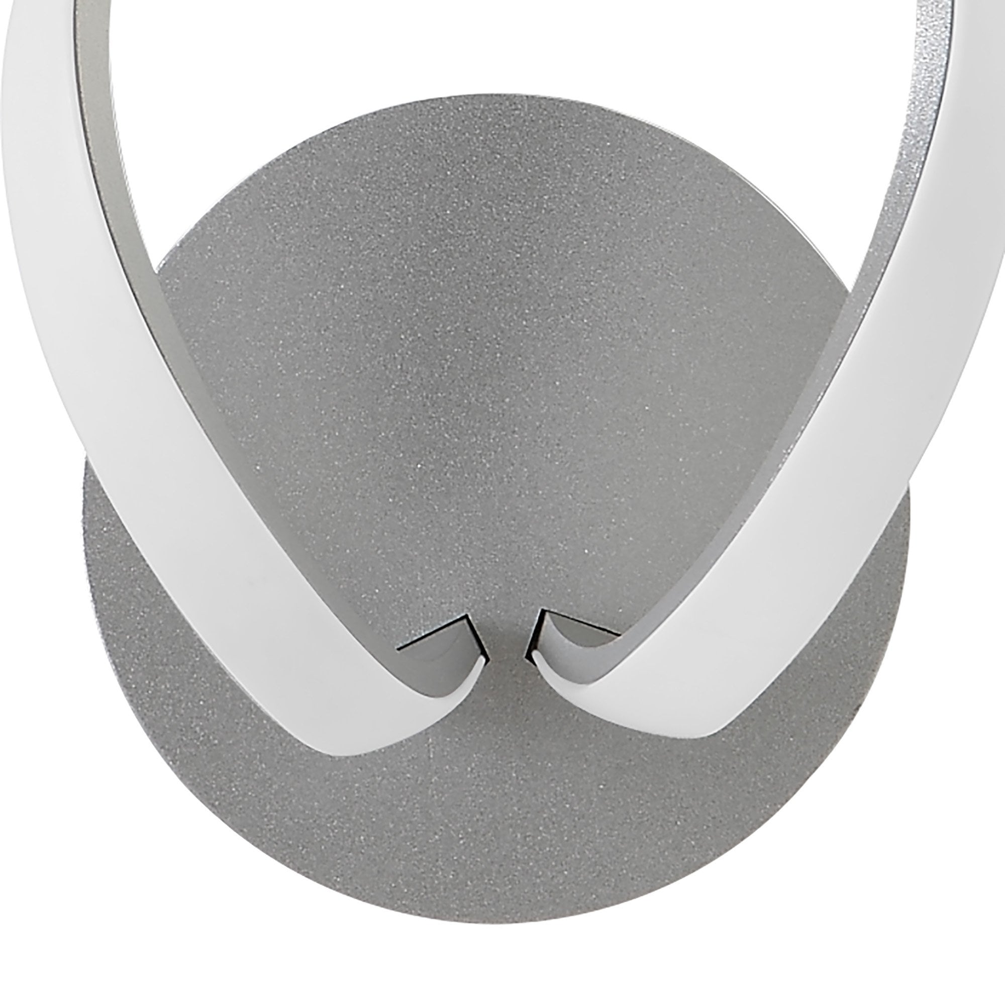 M4988 Knot Wall Lamp 12W LED Silver/Frosted Acrylic/Polished Chrome