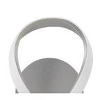 M4988/S Knot Switched Wall Lamp 12W LED Silver/Frosted Acrylic/Polished Chrome