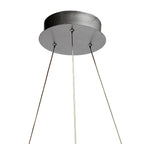 M5726 Infinity Pendant 60W LED Dimmable Silver/Polished Chrome/White Acrylic
