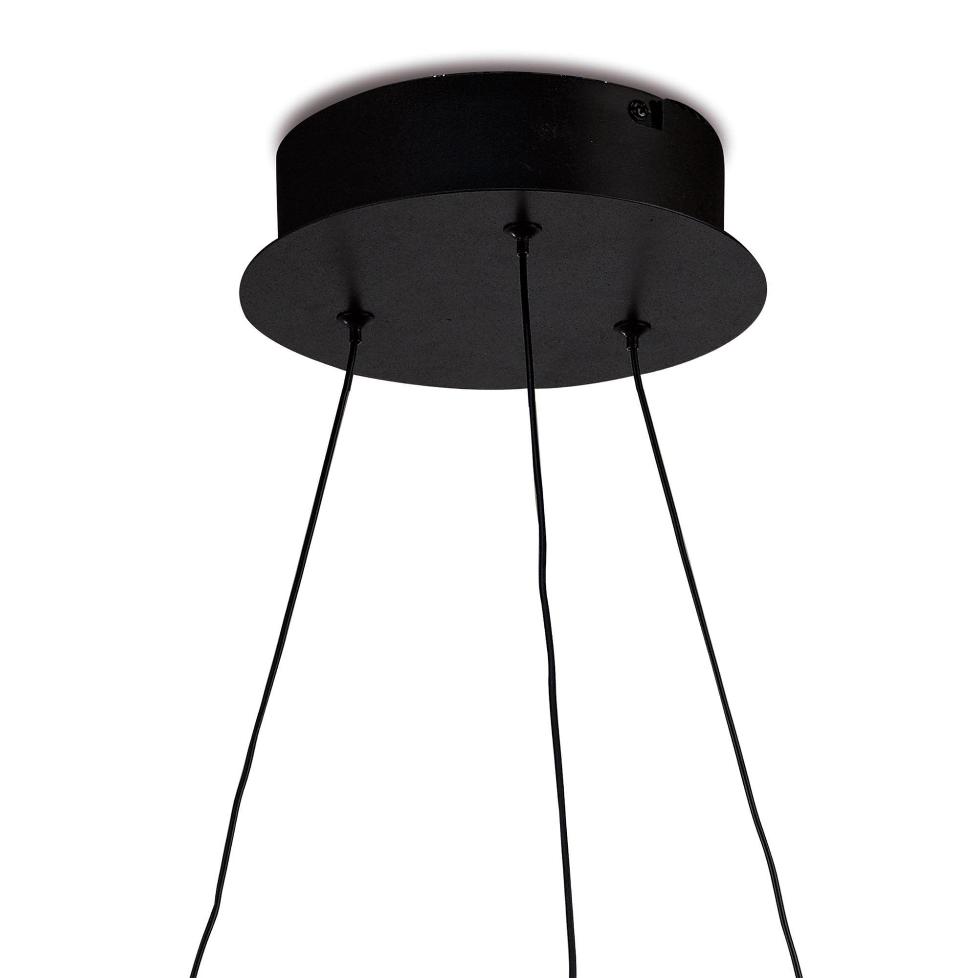 M5810 Infinity Brown Oxide Dimmable Pendant 42W LED Brown Oxide/White Acrylic