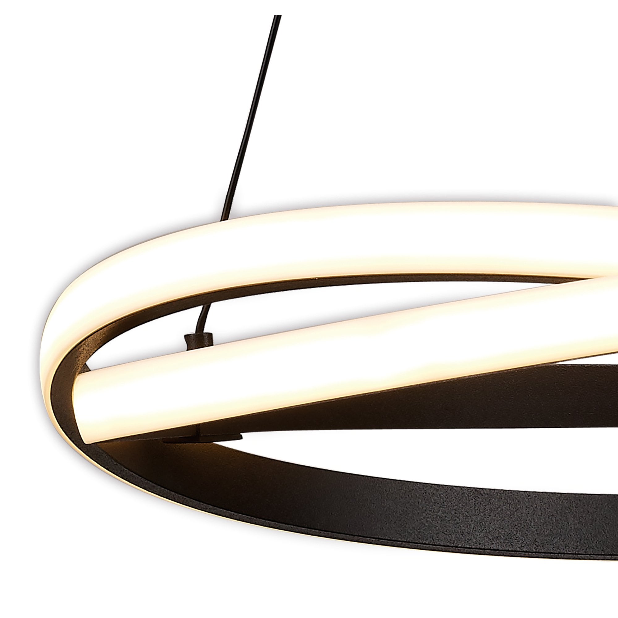 M5810 Infinity Brown Oxide Dimmable Pendant 42W LED Brown Oxide/White Acrylic