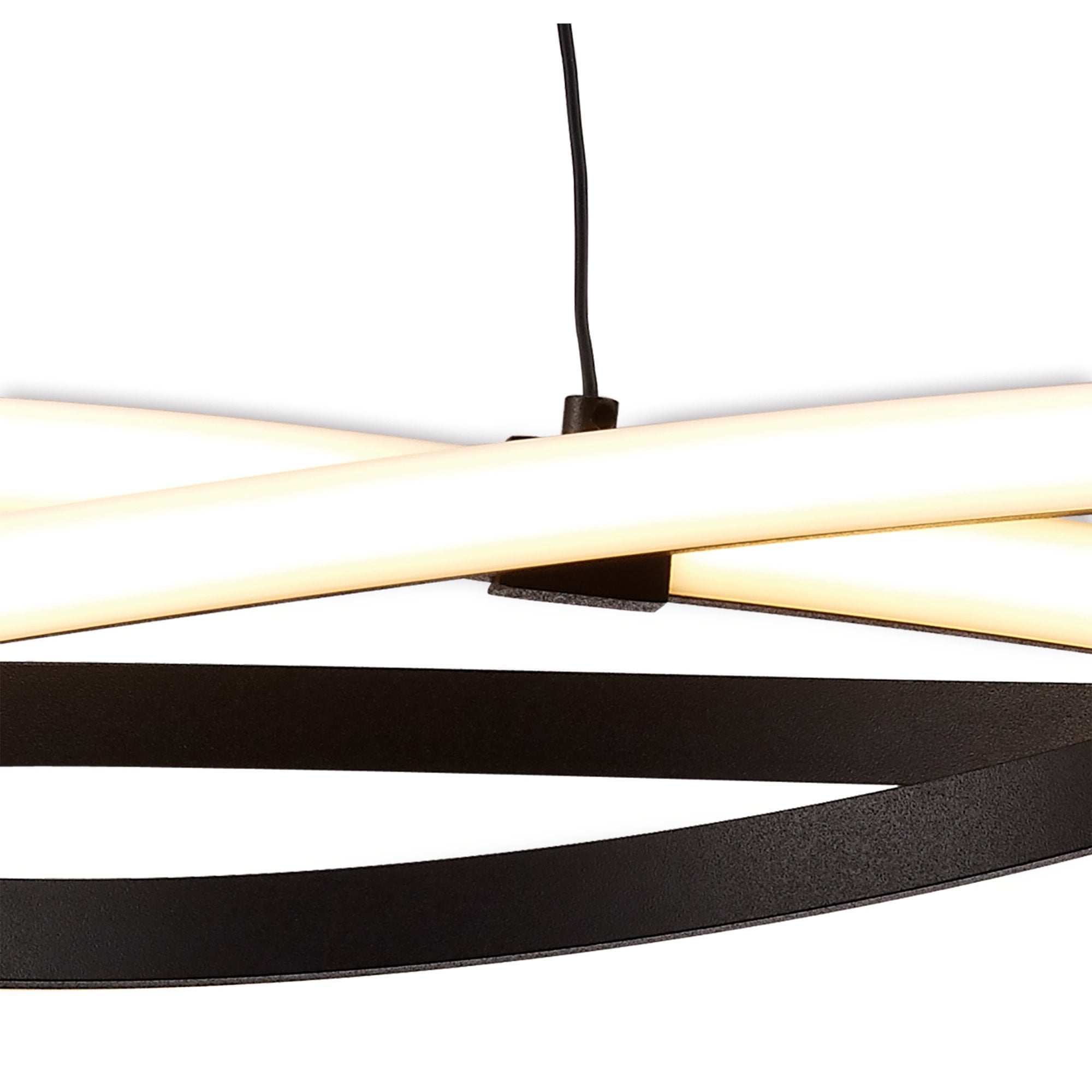 M5810 Infinity Brown Oxide Dimmable Pendant 42W LED Brown Oxide/White Acrylic