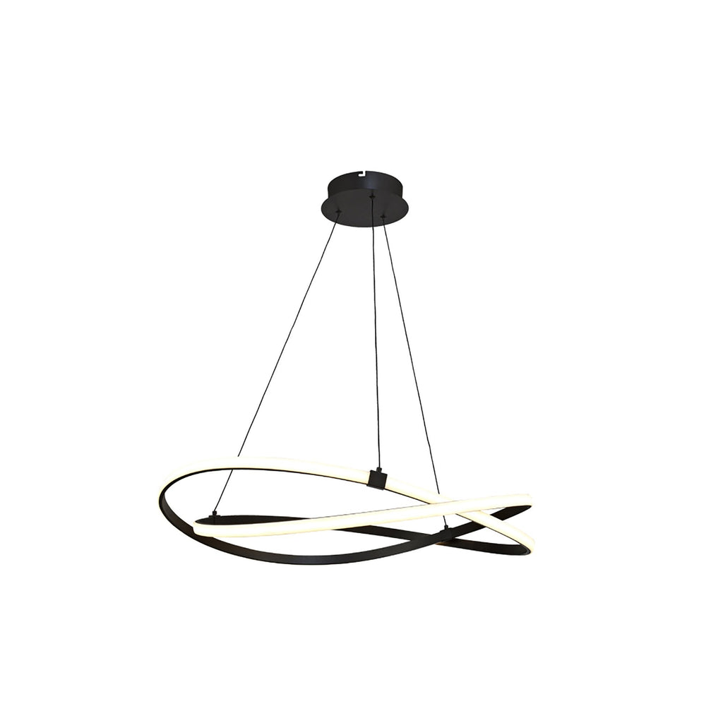 M5811 Infinity Brown Oxide Dimmable Pendant 60W LED Brown Oxide/White Acrylic