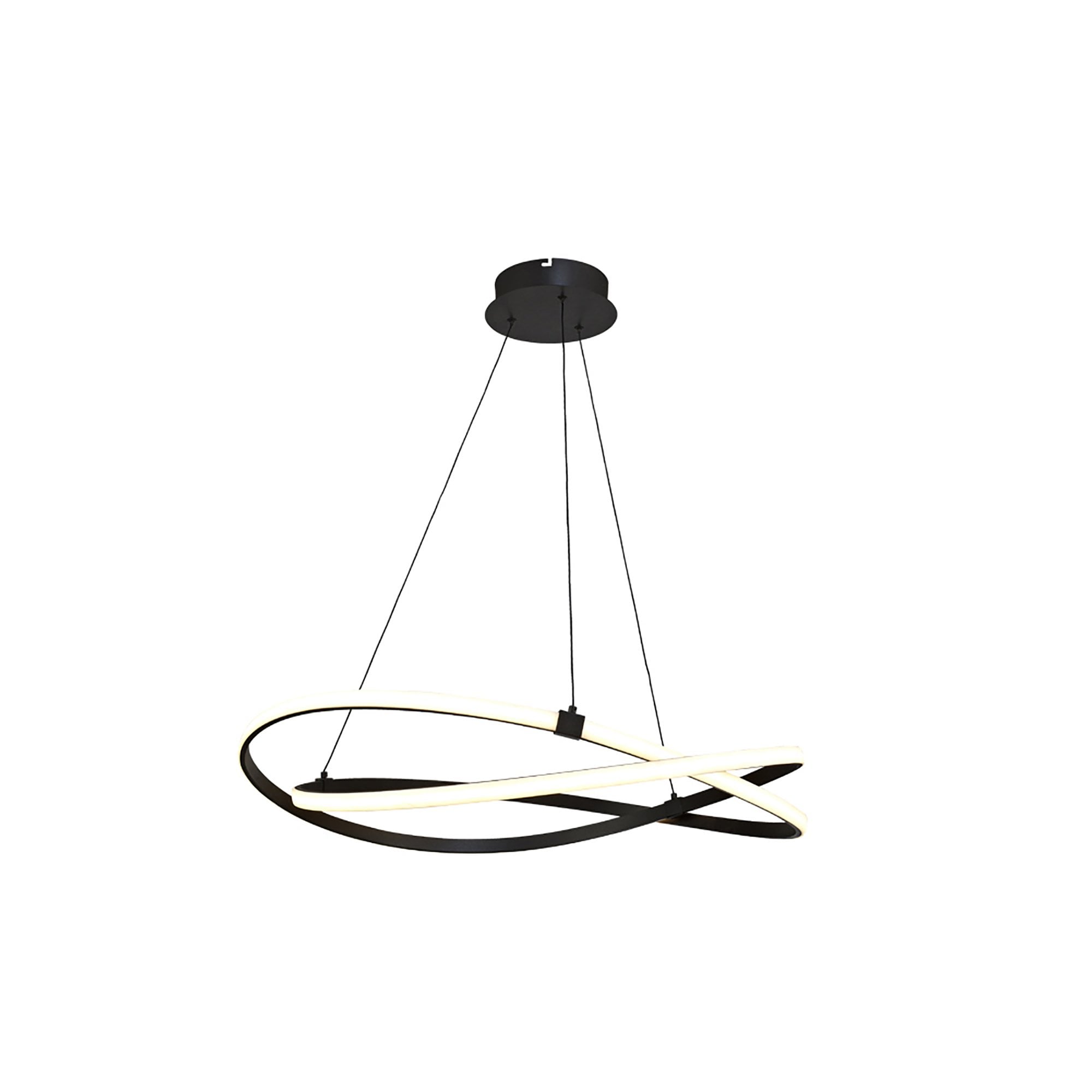 M5811 Infinity Brown Oxide Dimmable Pendant 60W LED Brown Oxide/White Acrylic