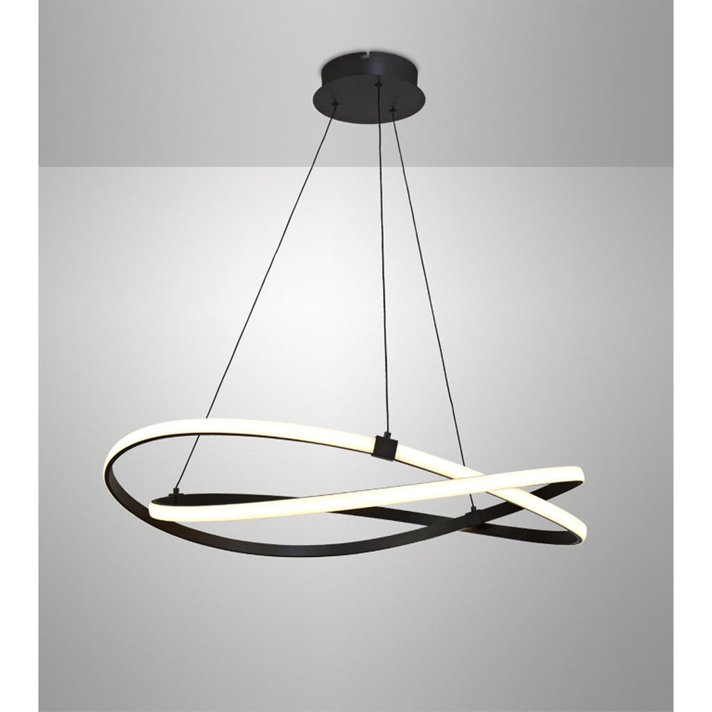 M5811 Infinity Brown Oxide Dimmable Pendant 60W LED Brown Oxide/White Acrylic