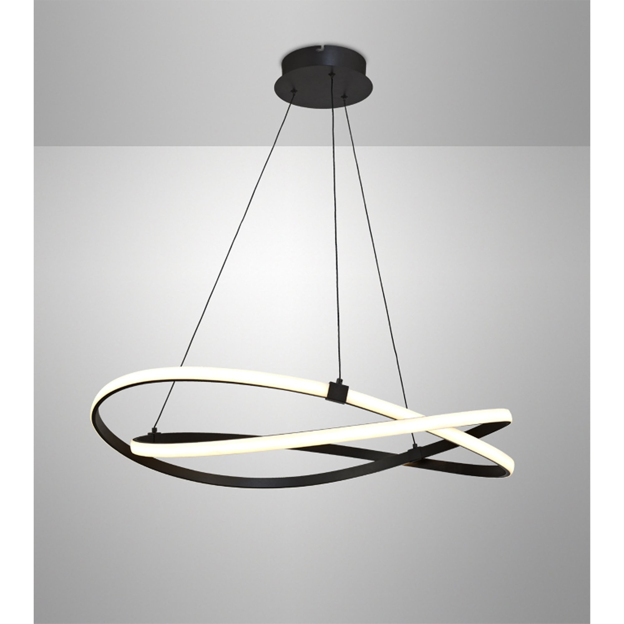 M5811 Infinity Brown Oxide Dimmable Pendant 60W LED Brown Oxide/White Acrylic