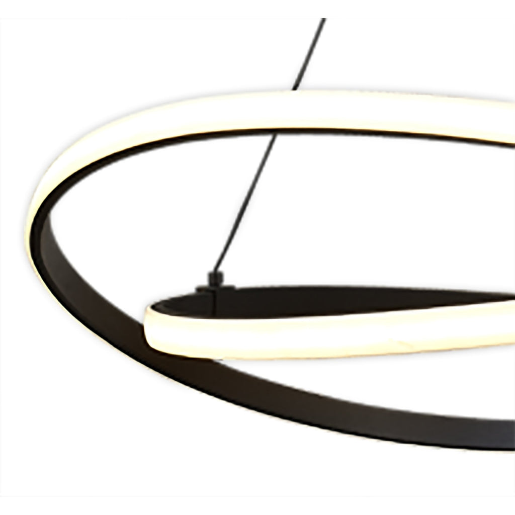 M5811 Infinity Brown Oxide Dimmable Pendant 60W LED Brown Oxide/White Acrylic