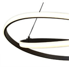 M5811 Infinity Brown Oxide Dimmable Pendant 60W LED Brown Oxide/White Acrylic