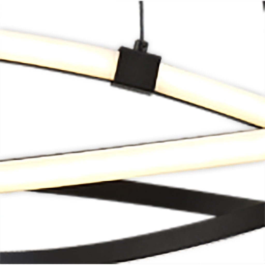 M5811 Infinity Brown Oxide Dimmable Pendant 60W LED Brown Oxide/White Acrylic