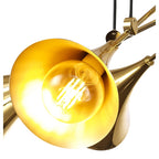 M5895 Jazz Pendant 88cm Round 6 Light Polished Gold