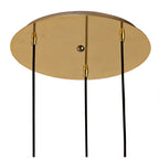 M5896 Jazz Pendant 44cm Round Polished Gold