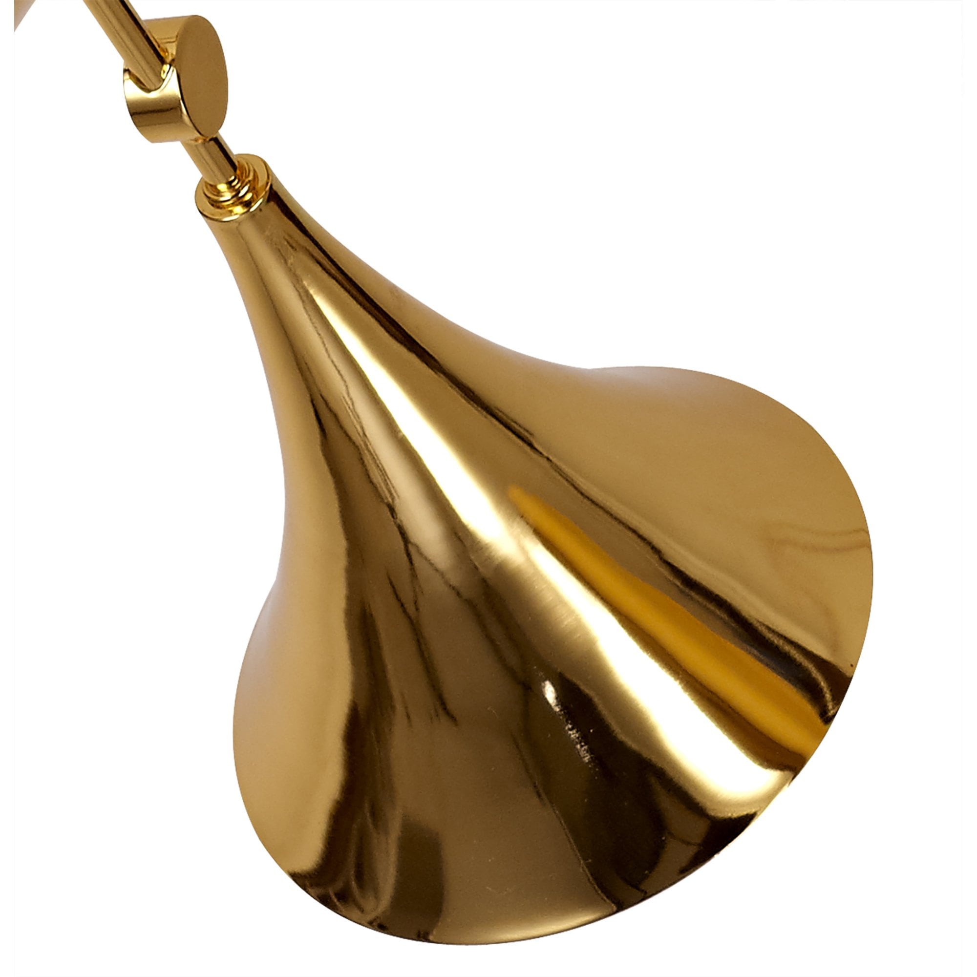 M5897 Jazz Ceiling 76cm Round 5 Light Polished Gold
