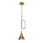 M5899 Jazz Pendant 1 Light Polished Gold