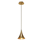 M5908 Jazz Pendant 1 Light Polished Gold