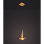 M5908 Jazz Pendant 1 Light Polished Gold