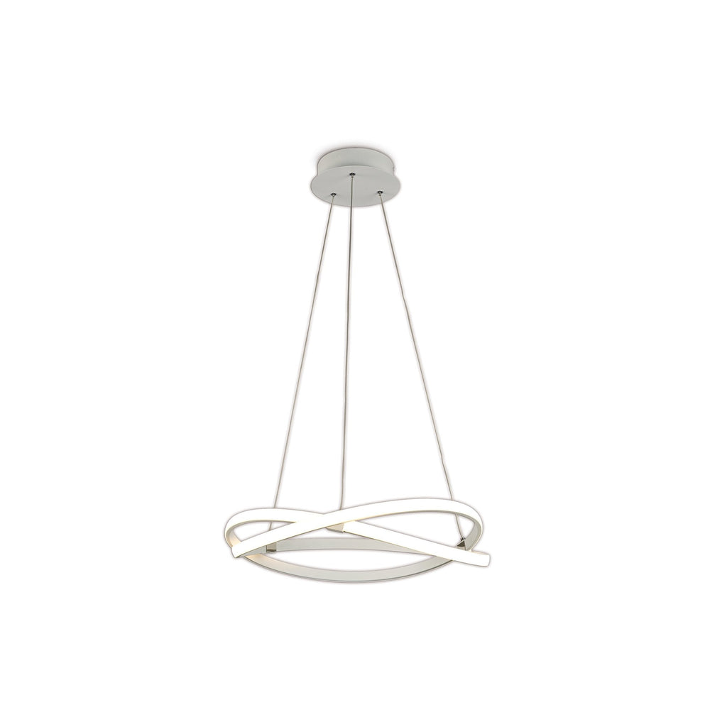 M5990 Infinity Blanco Pendant 42W LED Dimmable White/White Acrylic