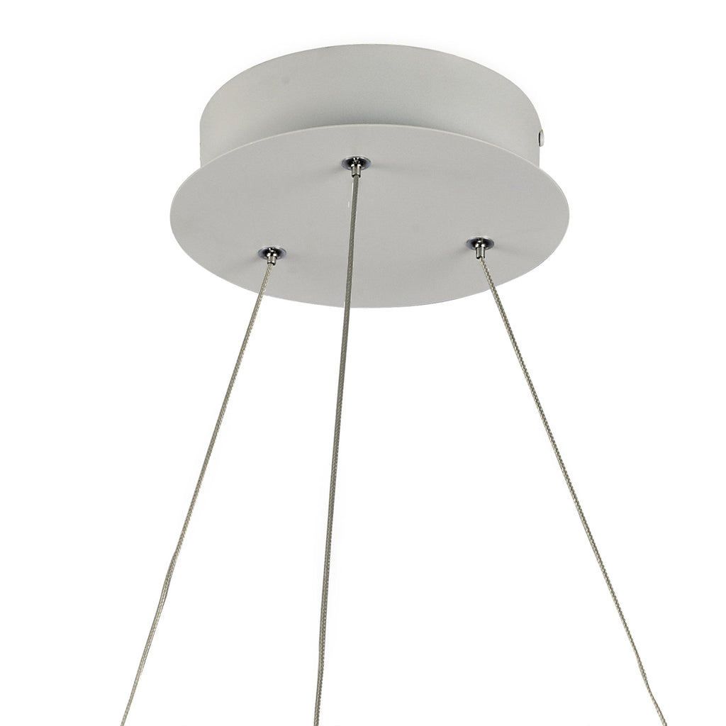 M5990 Infinity Blanco Pendant 42W LED Dimmable White/White Acrylic