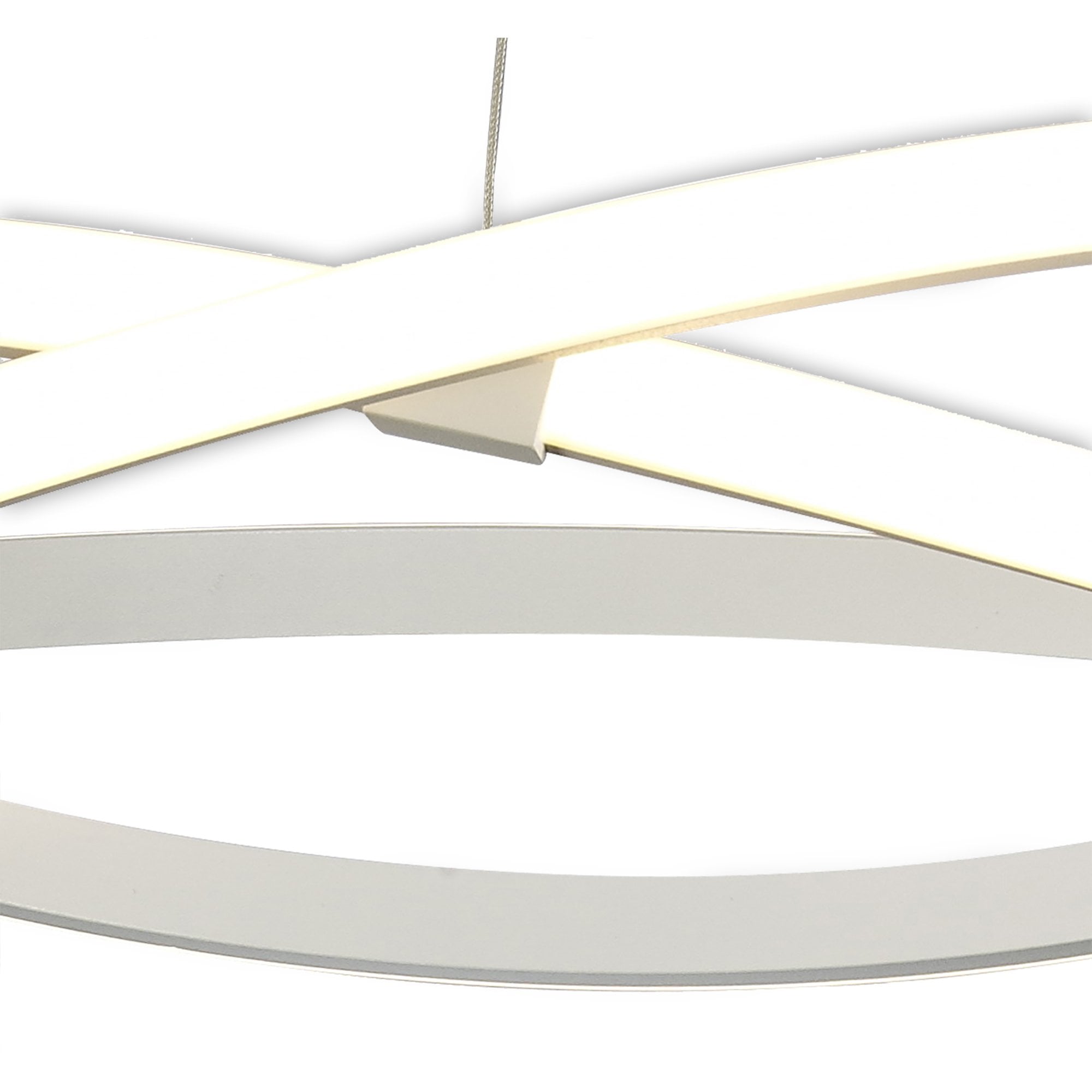 M5990 Infinity Blanco Pendant 42W LED Dimmable White/White Acrylic