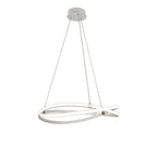 M5991 Infinity Blanco Pendant 60W LED Dimmable White/White Acrylic