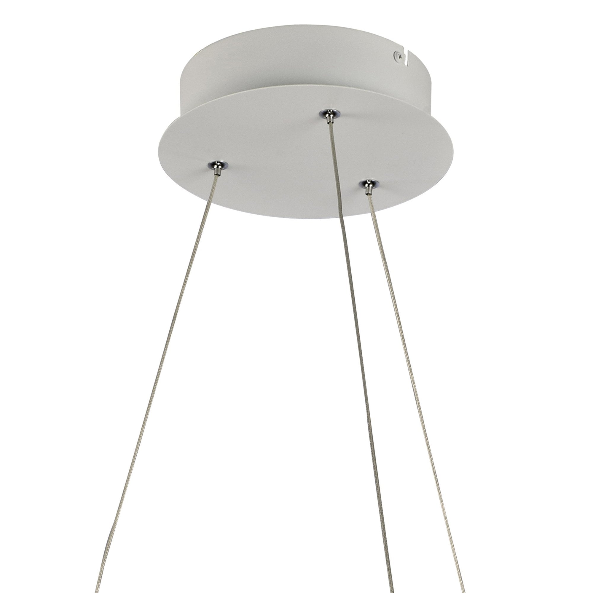 M5991 Infinity Blanco Pendant 60W LED Dimmable White/White Acrylic