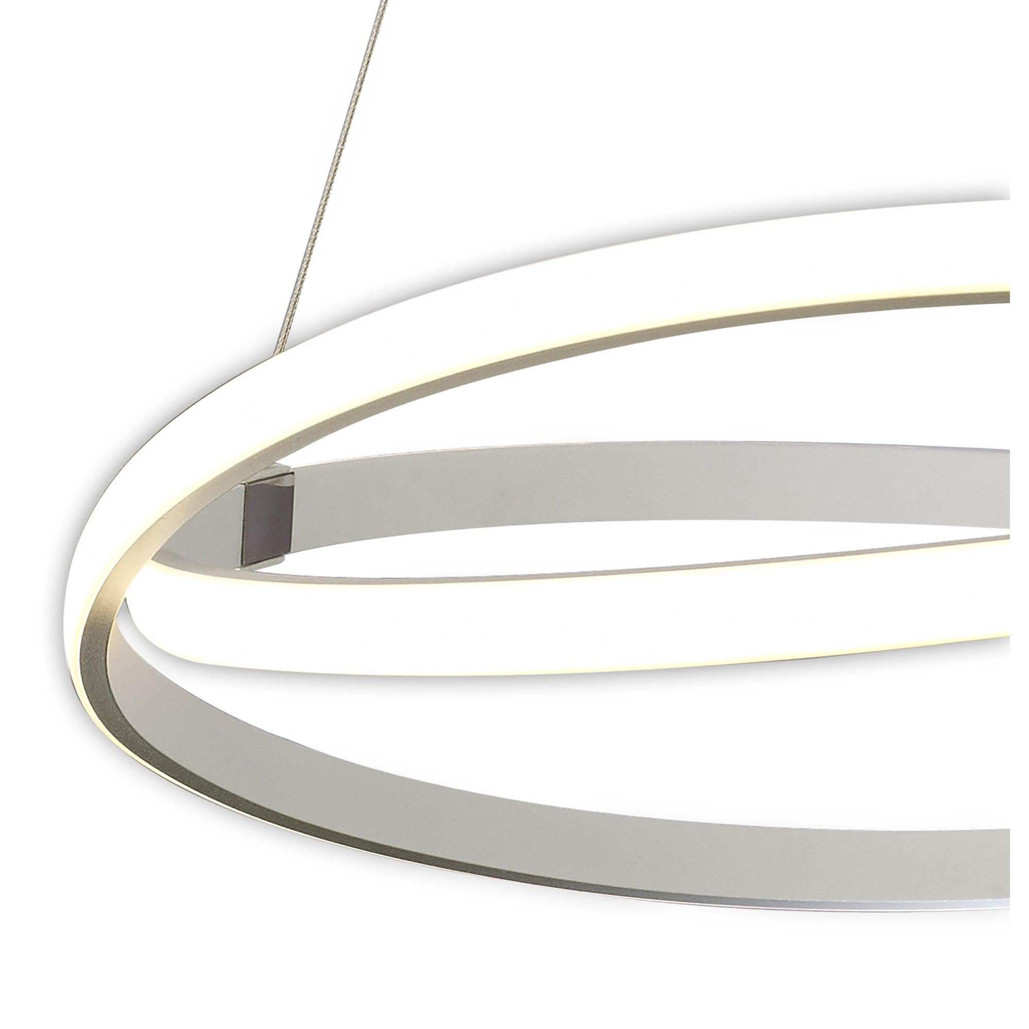 M5991 Infinity Blanco Pendant 60W LED Dimmable White/White Acrylic