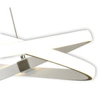 M5991 Infinity Blanco Pendant 60W LED Dimmable White/White Acrylic