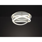 M5992 Infinity Blanco Flush 30W LED White/White Acrylic/Clear Mirror