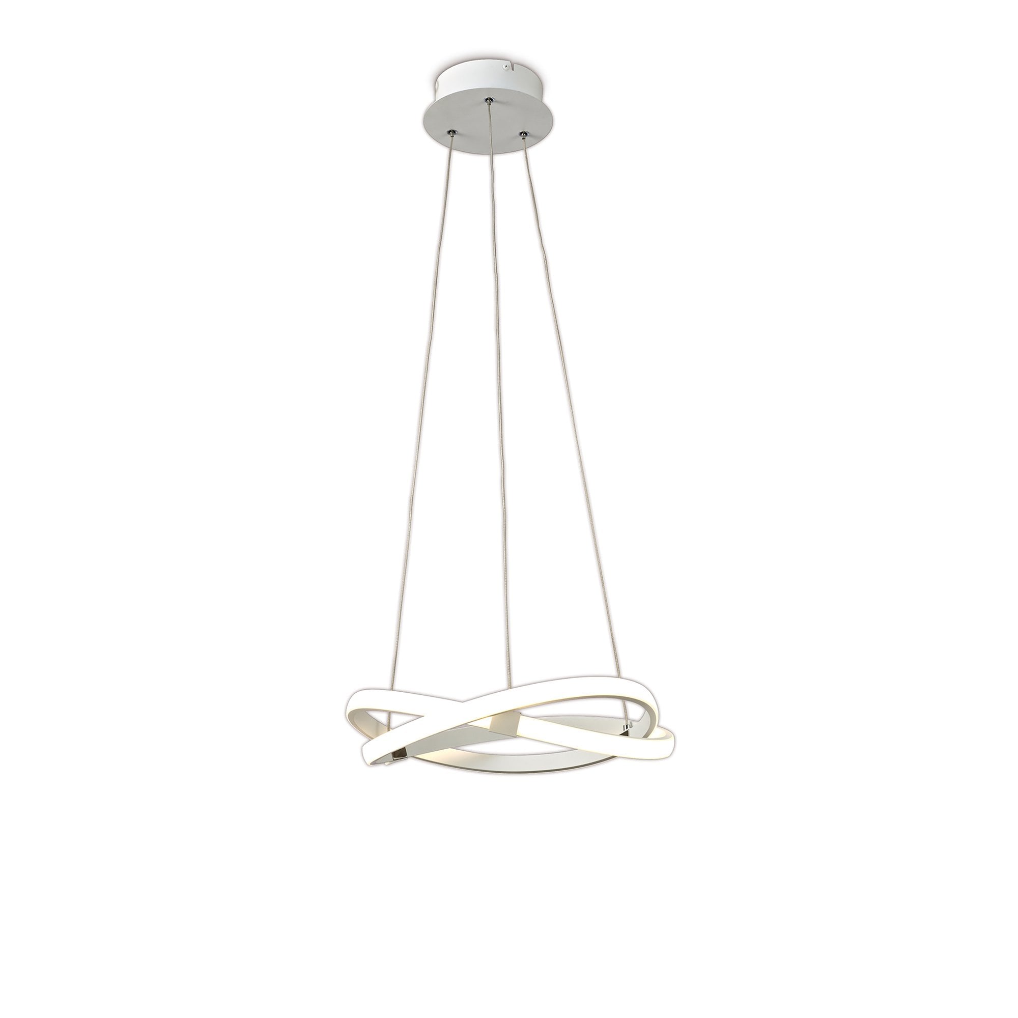 M5993 Infinity Blanco Pendant 30W LED White/White Acrylic