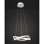 M5993 Infinity Blanco Pendant 30W LED White/White Acrylic