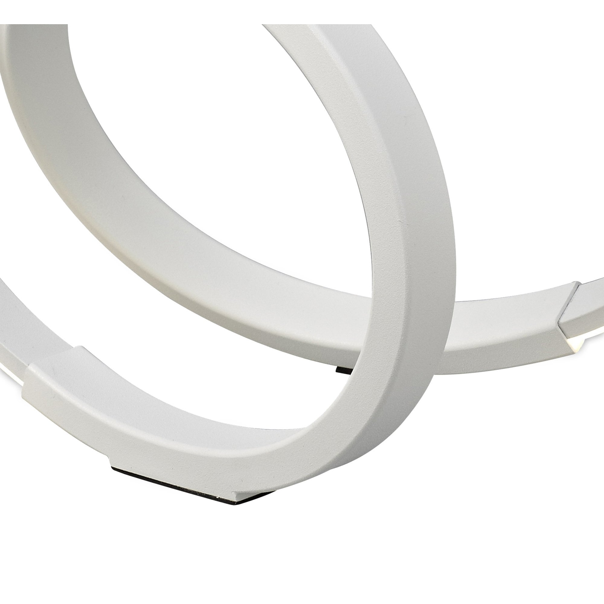 M5994 Infinity Blanco Table Lamp 12W LED White/White Acrylic