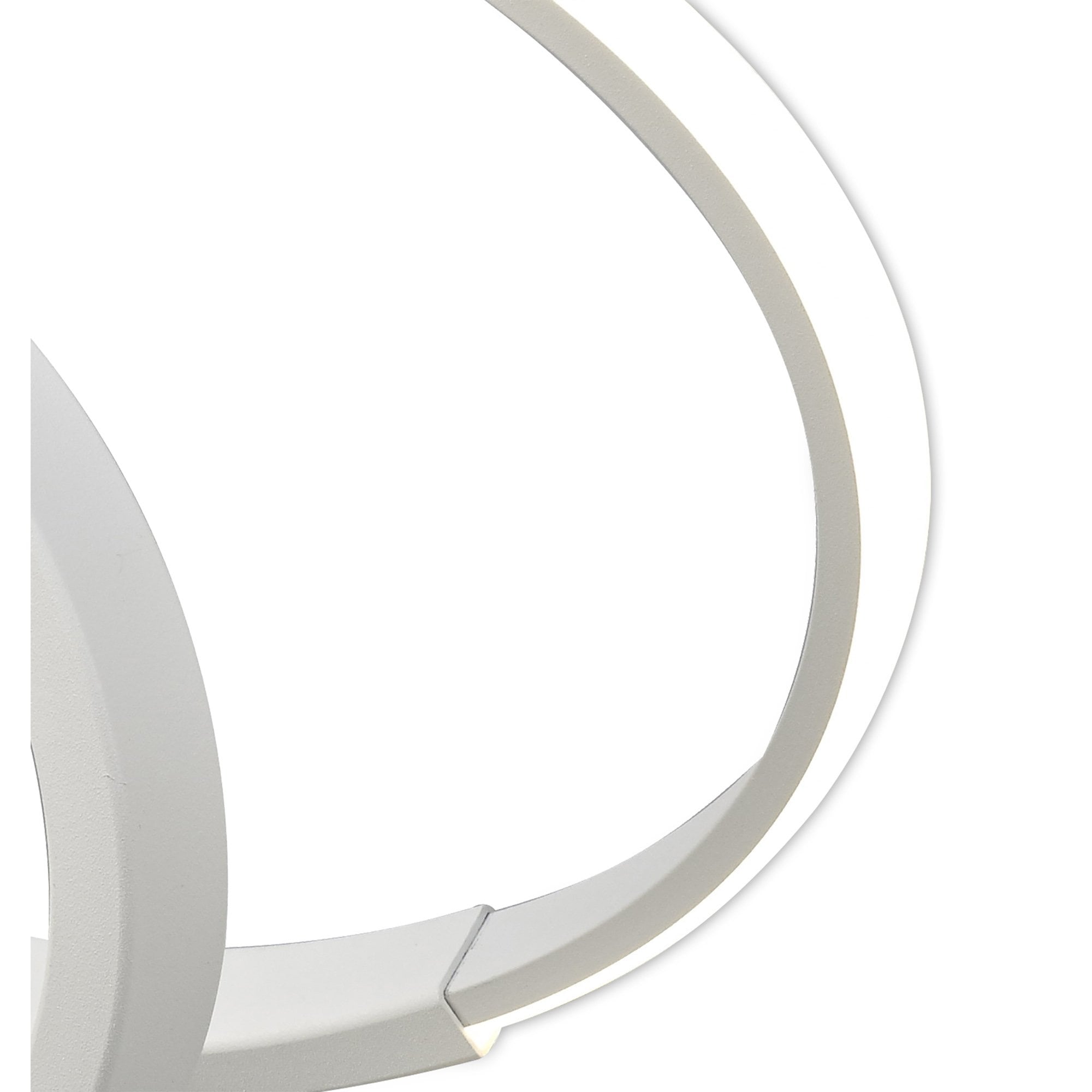 M5994 Infinity Blanco Table Lamp 12W LED White/White Acrylic
