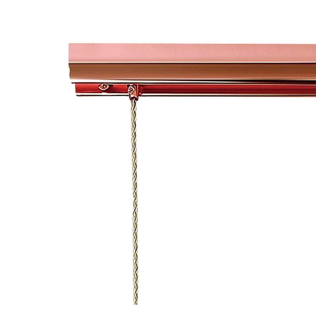 M5166 Khalifa Linear Pendant 3 Light GU10 Line Copper