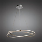 M5380 Infinity Pendant 42W LED Silver/Polished Chrome/White Acrylic