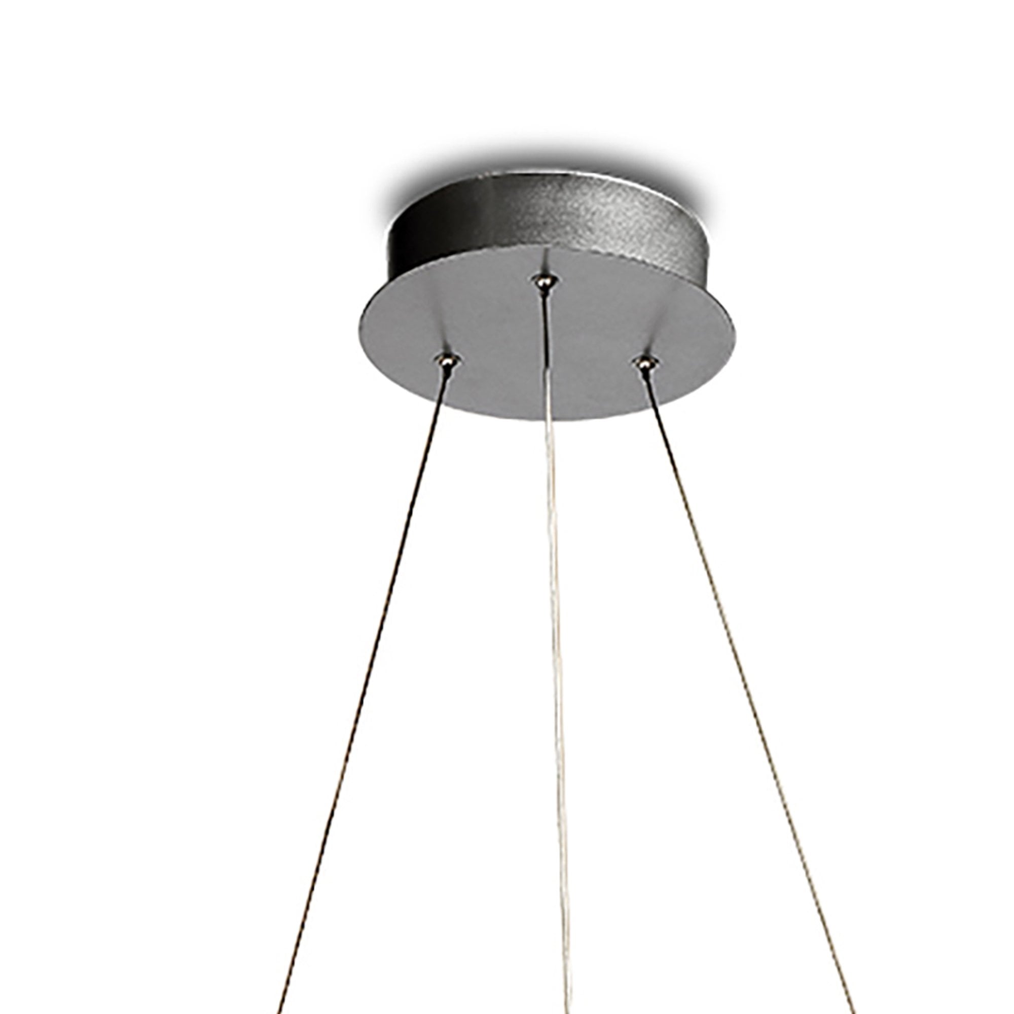 M5381 Infinity Pendant 60W LED Silver/Polished Chrome/White Acrylic