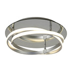 M5382 Infinity Flush 30W LED Silver/Polished Chrome/White Acrylic