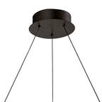 M5390 Infinity Pendant 42W LED Brown Oxide/White Acrylic