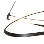 M5390 Infinity Pendant 42W LED Brown Oxide/White Acrylic