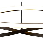 M5390 Infinity Pendant 42W LED Brown Oxide/White Acrylic